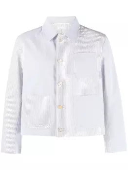 Thom Browne Funmix striped golf jacket, синий