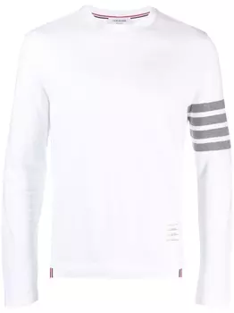 Thom Browne футболка с принтом 4-Bar Stripe 2003, белый