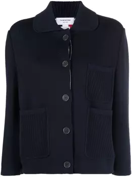 Thom Browne кардиган с полосками RWB, синий