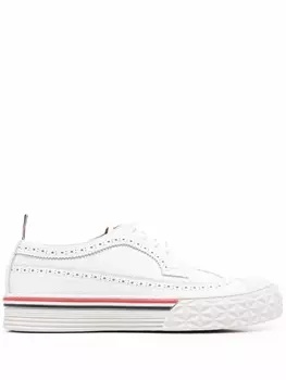 Thom Browne кеды Collegiate, белый