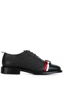 Thom Browne кеды с контрастными полосками, синий