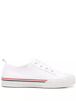Thom Browne кеды с отделкой в полоску, белый
