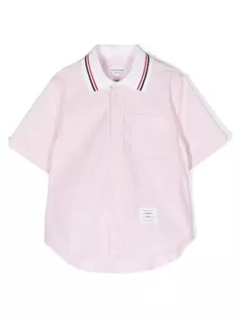 Thom Browne Kids рубашка поло, розовый