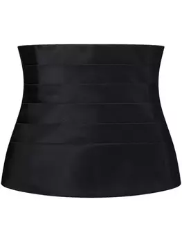 Thom Browne корсет со шнуровкой, черный