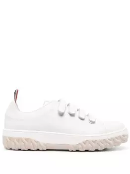 Thom Browne кроссовки Court на липучках, белый