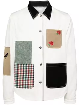 Thom Browne куртка с вышивкой, белый