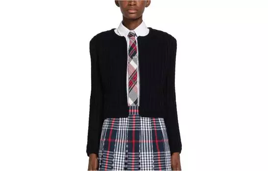 THOM BROWNE Куртка женская, черная