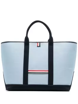Thom Browne medium Tool tote bag, синий
