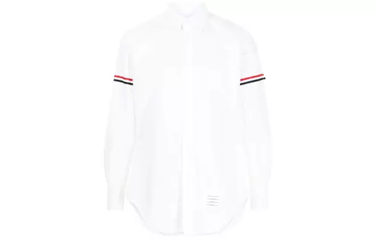 THOM BROWNE Мужская рубашка, Белый