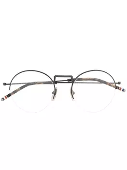 Thom Browne очки в круглой оправе, черный