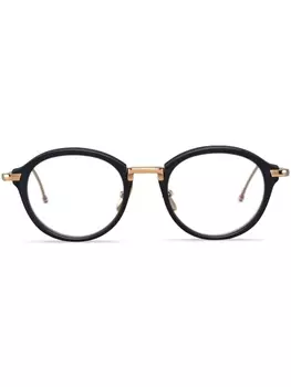 Thom Browne очки в круглой оправе, черный