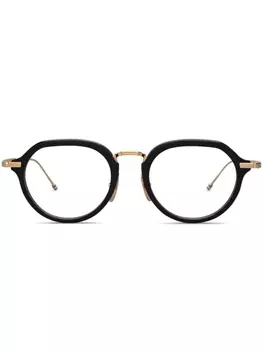 Thom Browne очки в круглой оправе, черный