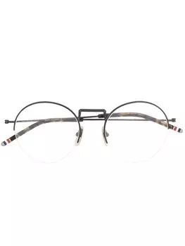 Thom Browne очки в круглой оправе, черный