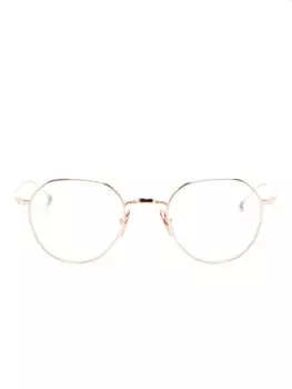 Thom Browne очки в круглой оправе, розовый