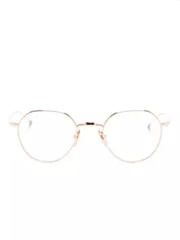 Thom Browne очки в круглой оправе, розовый