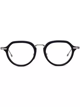 Thom Browne очки в круглой оправе, синий