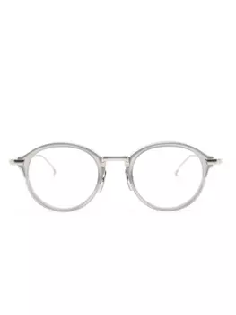 Thom Browne очки в оправе панто, серебристый