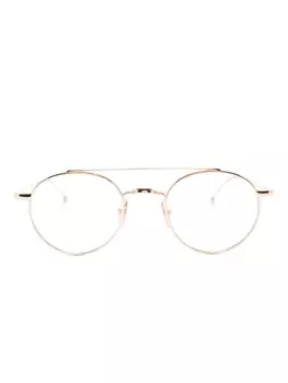 Thom Browne очки в оправе панто, золотистый