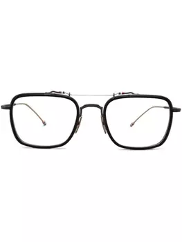 Thom Browne очки в прямоугольной оправе, черный
