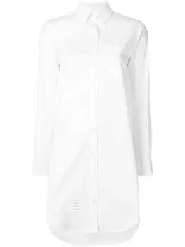 Thom Browne платье-рубашка, белый