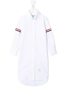 Thom Browne платье-рубашка Oxford, белый