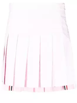 Thom Browne плиссированная мини-юбка, розовый