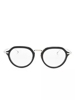 Thom Browne round-frame glasses, черный