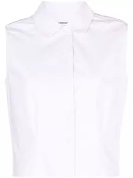 Thom Browne рубашка без рукавов, розовый