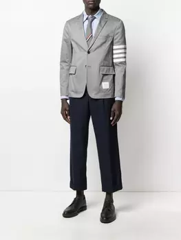 Thom Browne рубашка оксфорд, синий