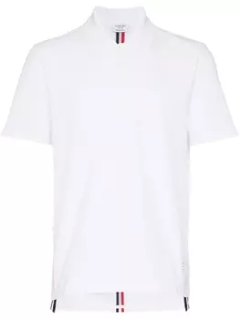 Thom Browne рубашка поло с полосками, белый