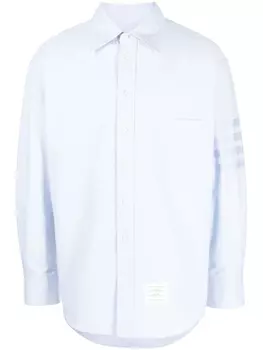 Thom Browne рубашка с длинными рукавами, синий