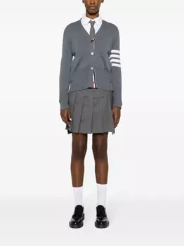 Thom Browne рубашка с полосками RWB, белый