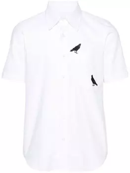 Thom Browne рубашка с вышивкой, белый