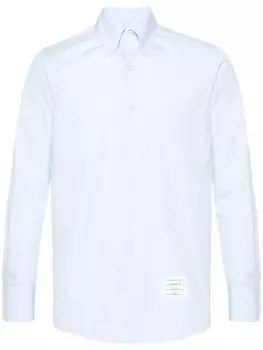 Thom Browne рубашка с заостренным воротником, синий