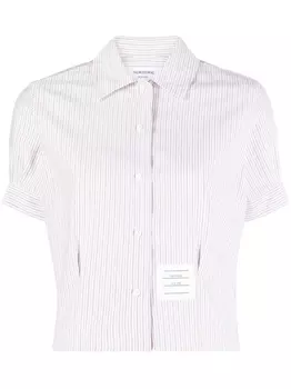 Thom Browne рубашка в полоску, белый