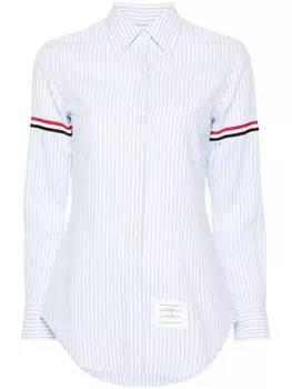 Thom Browne рубашка в полоску, синий