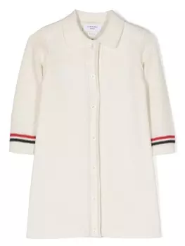 Thom Browne шерстяное платье без рукавов, белый