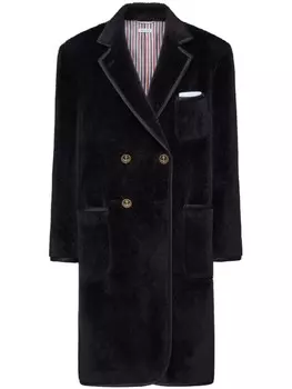 Thom Browne шуба из искусственного меха, черный