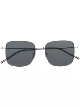 Thom Browne солнцезащитные очки-пилоты в квадратной оправе, серый
