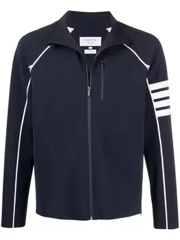 Thom Browne спортивная куртка с полосками 4-Bar, синий