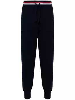 Thom Browne спортивные штаны с полосой RWB, синий