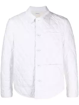 Thom Browne стеганый пуховик, белый