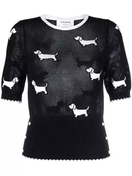 Thom Browne топ Hector Icon, синий