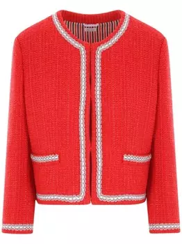 Thom Browne твидовая куртка, красный