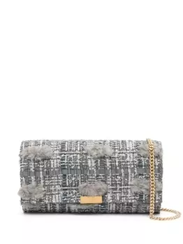 Thom Browne твидовый кошелек, серый