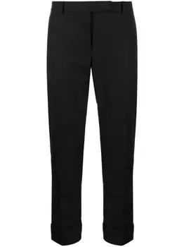 Thom Browne укороченные брюки строгого кроя, черный