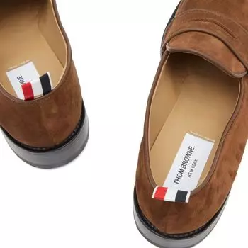 Thom Browne Университетские пенни-лоферы, коричневый
