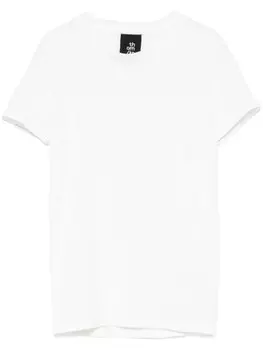 Thom Krom футболка с панелями, белый