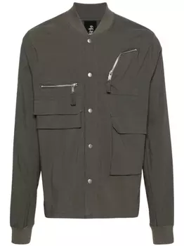 Thom Krom куртка-рубашка с классическим воротником, зеленый