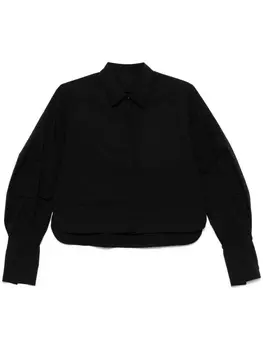 Thom Krom поплиновая рубашка, черный